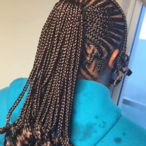 Fed-in braid FED-IN BRAIDS